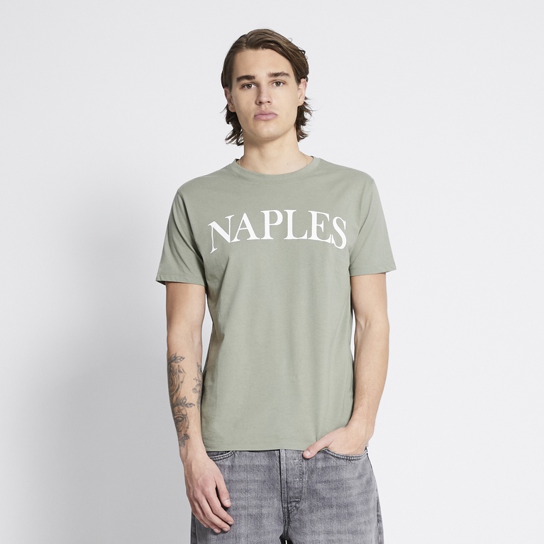 Printed tee "Bill" Light green 2